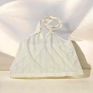 Universal Thread Cream Halter Top